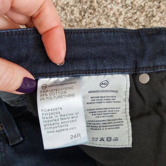 NEW AG Farrah High-Rise Skinny in 4 Years Encore Size 24 Inseam 30 - Picture 12 of 14